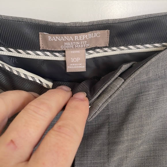 Grey wool dress pant Banana Republic - Picture 3 of 6